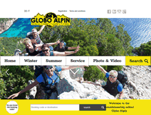 Tablet Screenshot of globoalpin.com